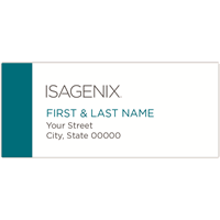 Isagenix Mailing Label Teal