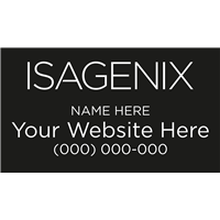 Isagenix Custom Decal_28x16